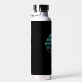 Ski Jumper Ski Jumping Retro Trinkflasche (Rechts)