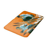 Ski Jumpers von Ski Weld Badematte (Schrägansicht)