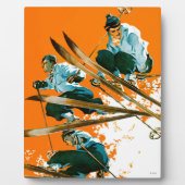 Ski Jumpers von Ski Weld Fotoplatte (Vorderseite)