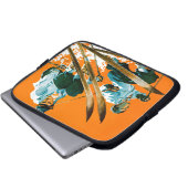 Ski Jumpers von Ski Weld Laptopschutzhülle (Vorne Knopf)