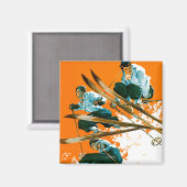 Ski Jumpers von Ski Weld Magnet (Vorderseite/Rückseite)