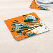 Ski Jumpers von Ski Weld Rechteckiger Pappuntersetzer (angewinkelt)