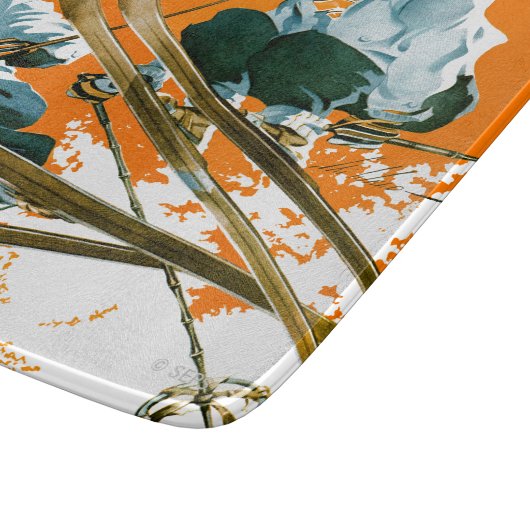 Ski Jumpers von Ski Weld Schneidebrett (Ecke)