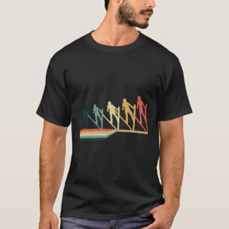 Ski Jumping Funny Gift Vintage Retro T-Shirt