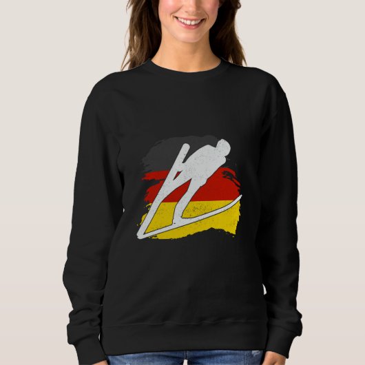 ski jumping germany ski flying ski vacation ski sk sweatshirt (Vorderseite)