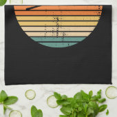 Ski Jumping Retro Ski Jumper Geschenk Geschirrtuch (Gefaltet)