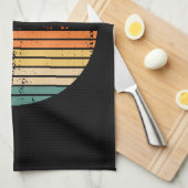 Ski Jumping Retro Ski Jumper Geschenk Geschirrtuch (Viertel Falte)
