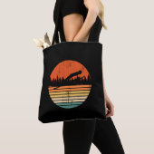 Ski Jumping Retro Ski Jumper Geschenk Tasche (Von Nahem)