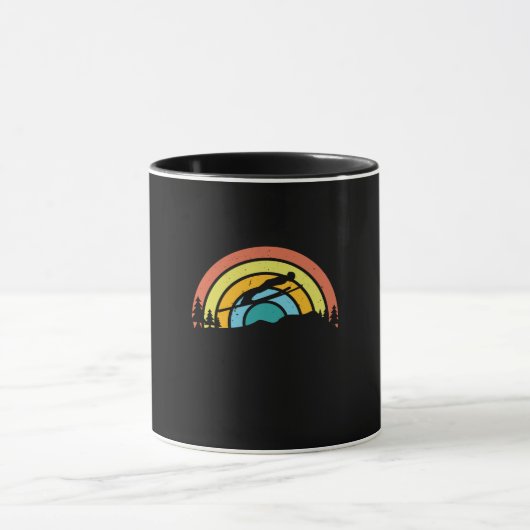 Ski Jumping Retro Tasse (Zentrum)