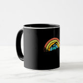 Ski Jumping Retro Tasse (Vorderseite Links)