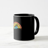 Ski Jumping Retro Tasse (VorderseiteRechts)