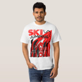 Ski Jumping Winter Sport Snowblade T - Shirt (Vorne ganz)