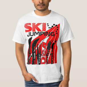 Ski Jumping Winter Sport Snowblade T - Shirt
