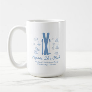 Ski Junggesellinnenabschied Letzter Toast Blau Jun Kaffeetasse