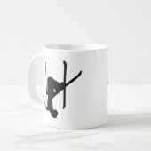 Ski Kaffeetasse (Vorderseite Links)
