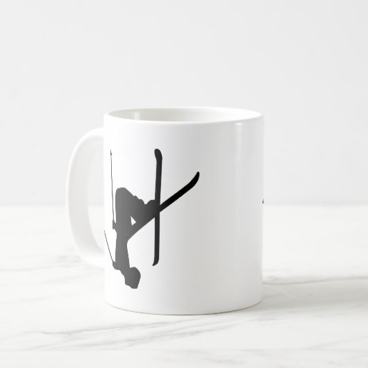 Ski Kaffeetasse (Vorderseite Links)