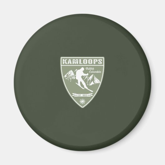 Ski Kamloops British Columbia Magnet (Vorne)