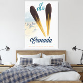 Ski Kanada Leinwanddruck (Insitu (Schlafzimmer))