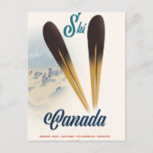 Ski Kanada Postkarte (Vorderseite)