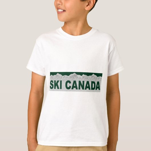 Ski Kanada T-Shirt (Vorderseite)
