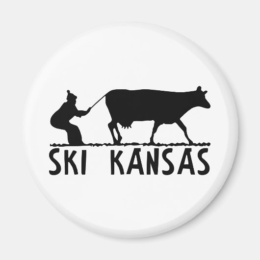 Ski Kansas Magnet (Vorne)