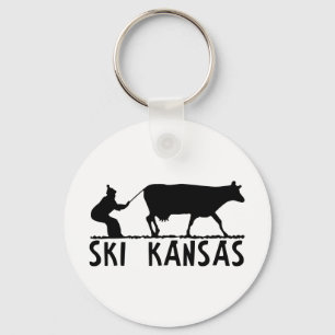 Ski Kansas Schlüsselanhänger