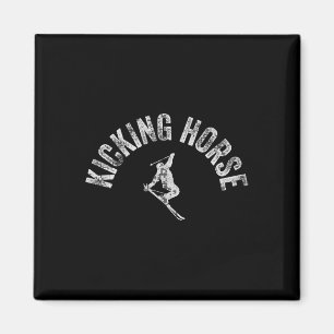 Ski Kicking Horse Ca Vintage Kanada Skifahren Bc C Magnet