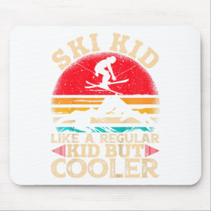 Ski Kind wie ein normales Kind aber Cooler sonnig Mousepad