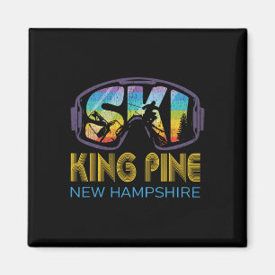Ski King Pine New Hampshire Skiurlaub Magnet