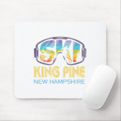 Ski King Pine New Hampshire Skiurlaub Mousepad (Mit Mouse)