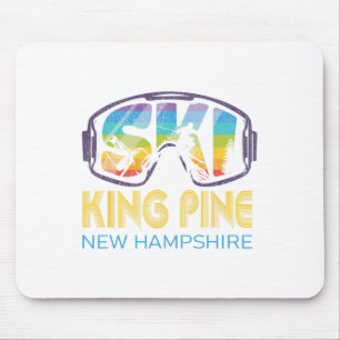 Ski King Pine New Hampshire Skiurlaub Mousepad