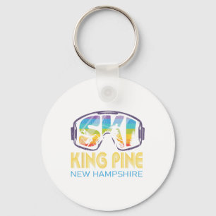 Ski King Pine New Hampshire Skiurlaub Schlüsselanhänger