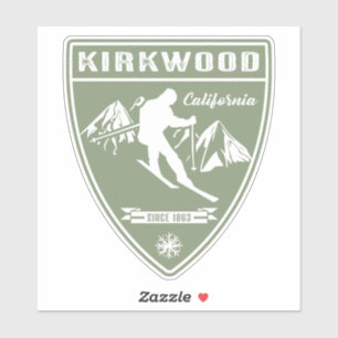 Ski Kirkwood California Aufkleber
