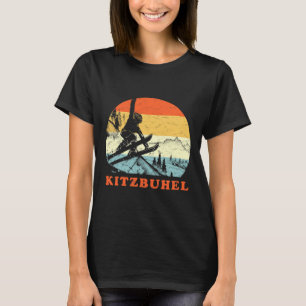 Ski Kitzbühel, Österreich Vintage-Schneeskiurlaub T-Shirt