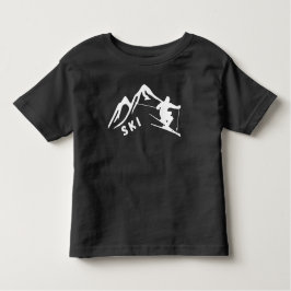 Ski Kleinkind T-shirt
