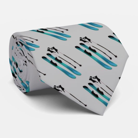 Ski, Krawatte (Gerollt)