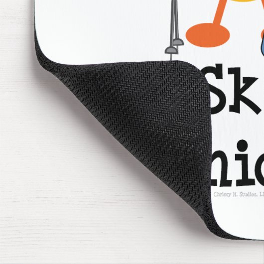 Ski-Küken Mousepad (Ecke)