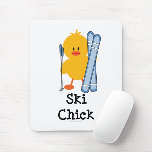 Ski-Küken Mousepad (Mit Mouse)
