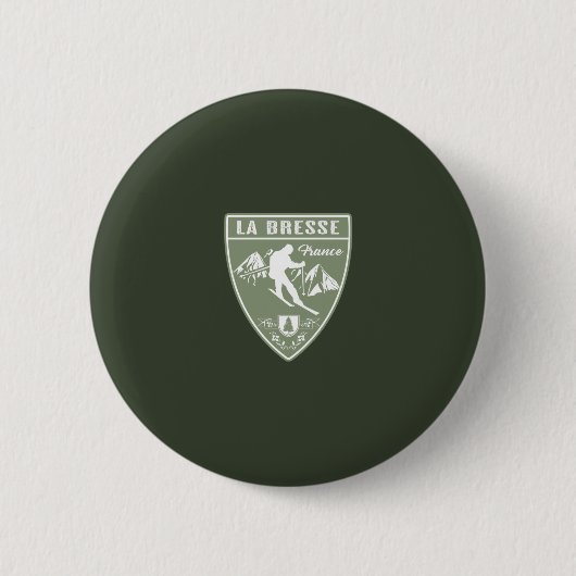 Ski La Bresse Frankreich Button (Vorderseite)