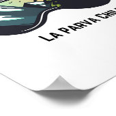 Ski La Parva Chile Skifahren für Damen und Herren Poster (Ecke)