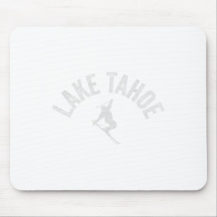 Ski Lake Tahoe Ca Alpine Ski Vintager Ski Tahoe Ca Mousepad