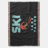 Ski Lake Tahoe Decke (Vorderseite Vertikal)