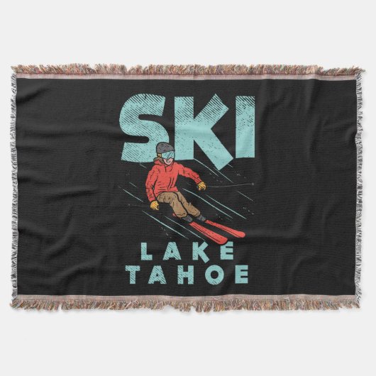 Ski Lake Tahoe Decke (Vorderseite)