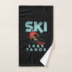 Ski Lake Tahoe Handtuch