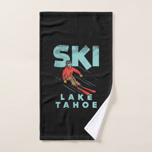 Ski Lake Tahoe Handtuch (Handtuch)