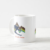 Ski Lake Tahoe Kaffeetasse (Vorderseite Links)