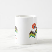Ski Lake Tahoe Kaffeetasse (Mittel)