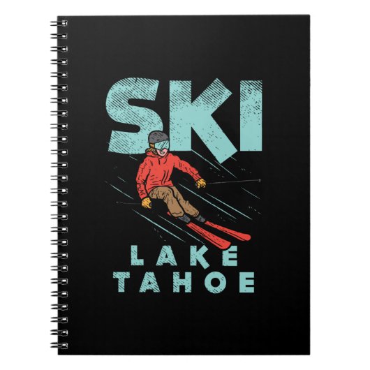 Ski Lake Tahoe Notizblock (Vorderseite)
