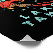 Ski Lake Tahoe Poster (Ecke)