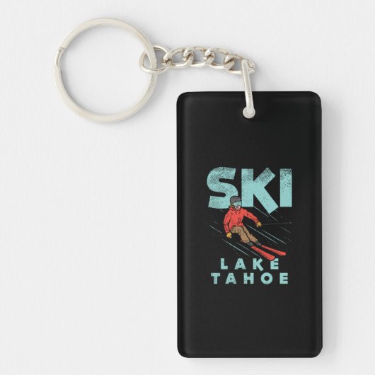 Ski Lake Tahoe Schlüsselanhänger (Vorderseite)